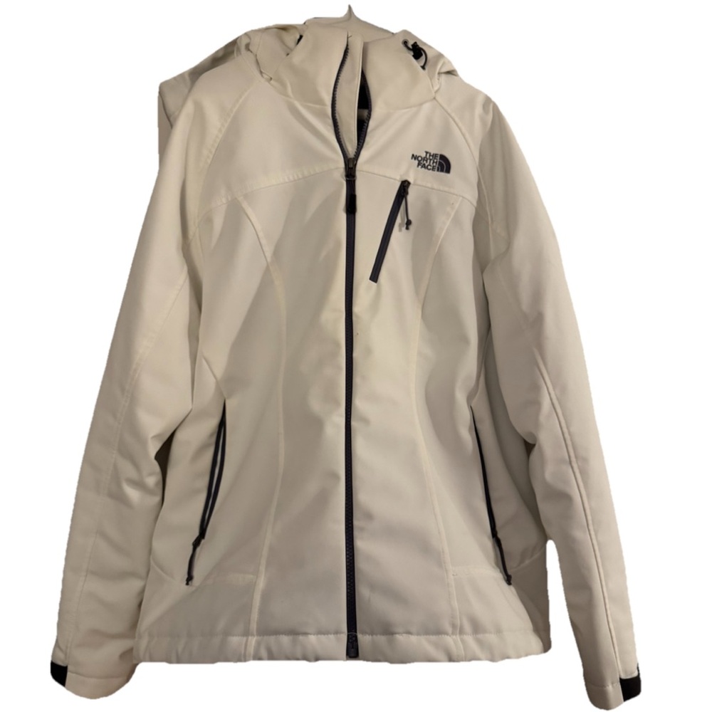The North Face White and Black Insulated Jacket